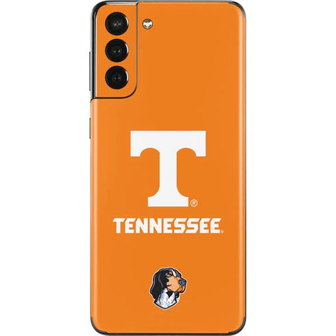 University of Tennessee-Knoxville T Logo on Orange Galaxy S21 Plus 5G Skin